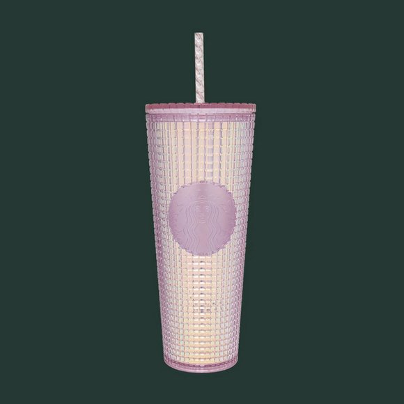 Starbucks Other - New Starbucks Pink Disco Grid Venti Cold Tumbler